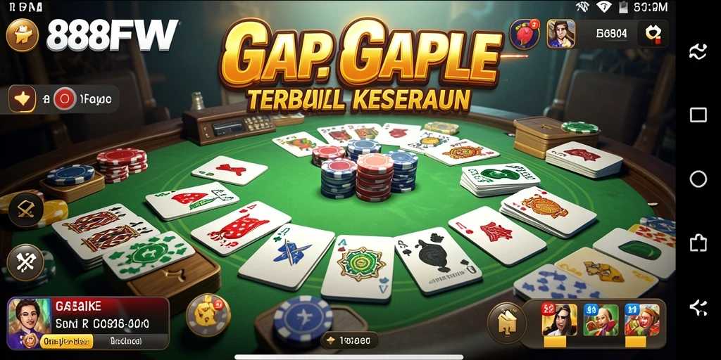 Gameplay seru dalam permainan Gaple dengan 888FW.