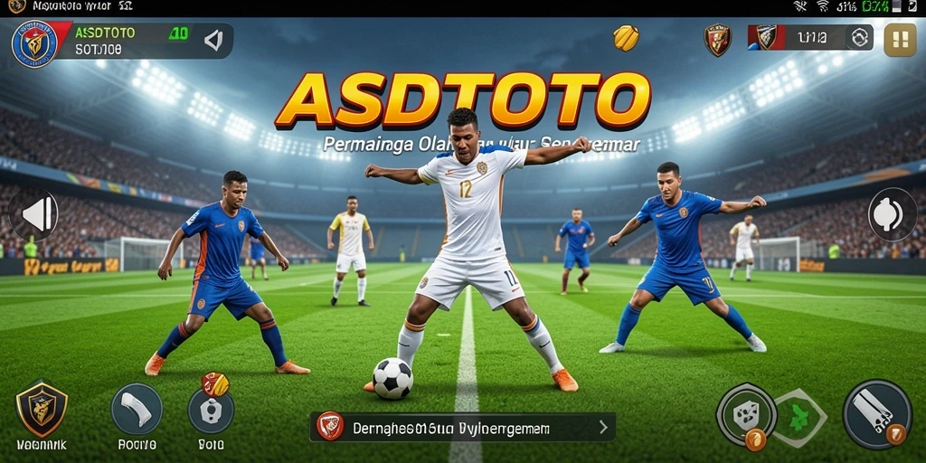 Tampilan gameplay ASDTOTO yang penuh aksi dalam pertandingan olahraga.