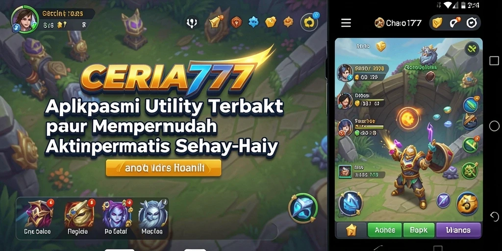 Tampilan antarmuka CERIA777 yang sederhana dan efektif.