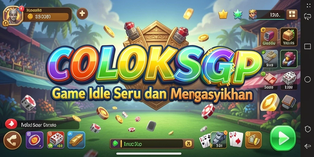 Tampilan gameplay COLOKSGP yang mengasyikkan dalam mode Idle.