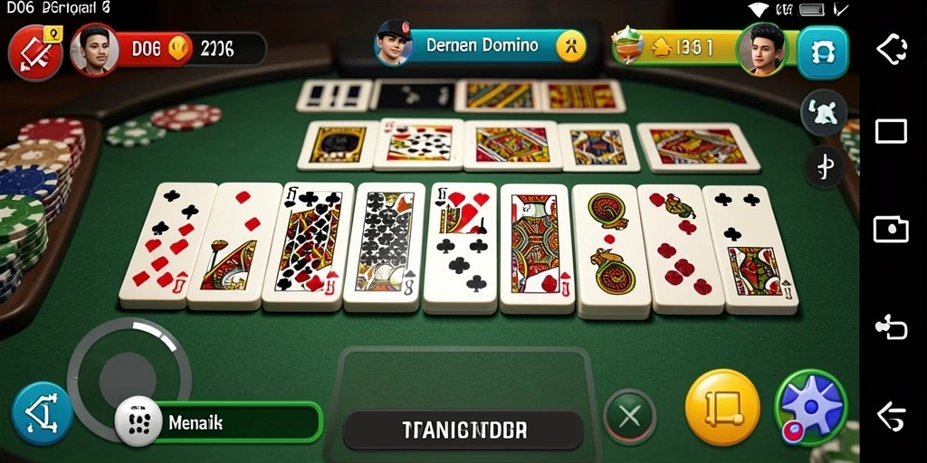 Tampilan gameplay D06 yang menarik dengan suasana Domino.