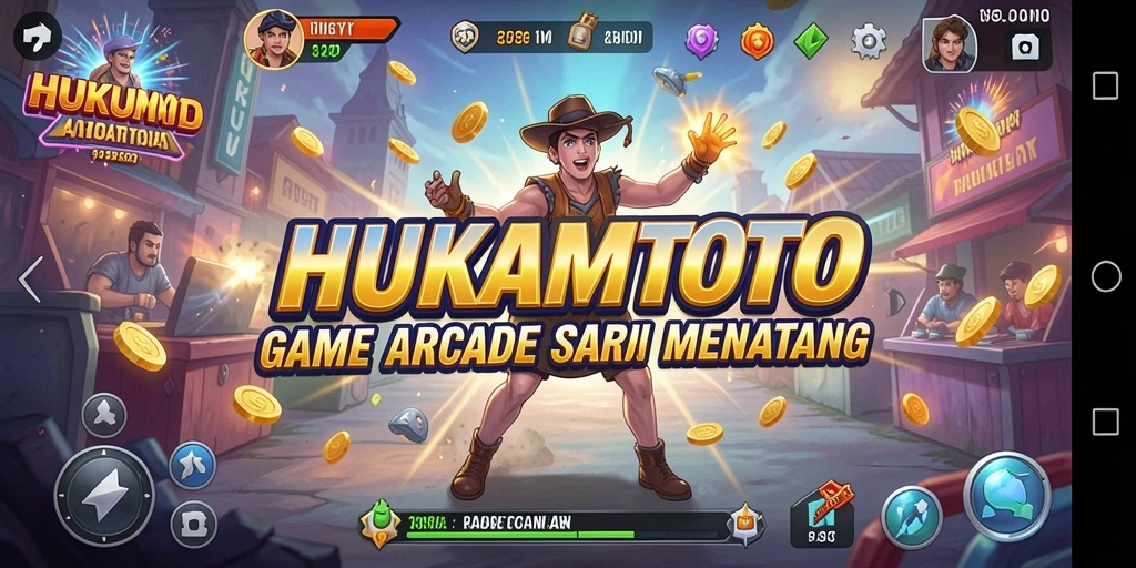 Tampilan gameplay seru HUKUMTOTO yang menantang.