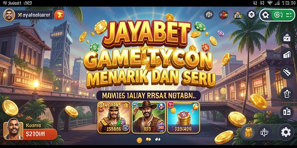 Tampilan gameplay JAYABET yang seru dan interaktif dalam simulasi Tycoon.