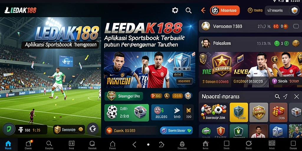 Tampilan menarik dari gameplay LEDAK188 yang menghadirkan taruhan olahraga.