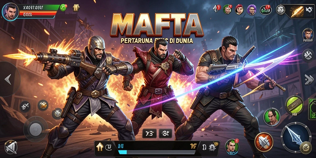 Tampilan gameplay Fighting yang seru dan menantang di MAFIATOTO.