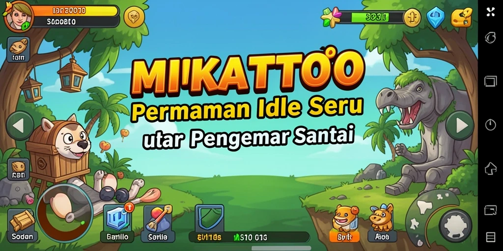 Tampilan gameplay MIKATOTO yang menarik dan penuh warna.