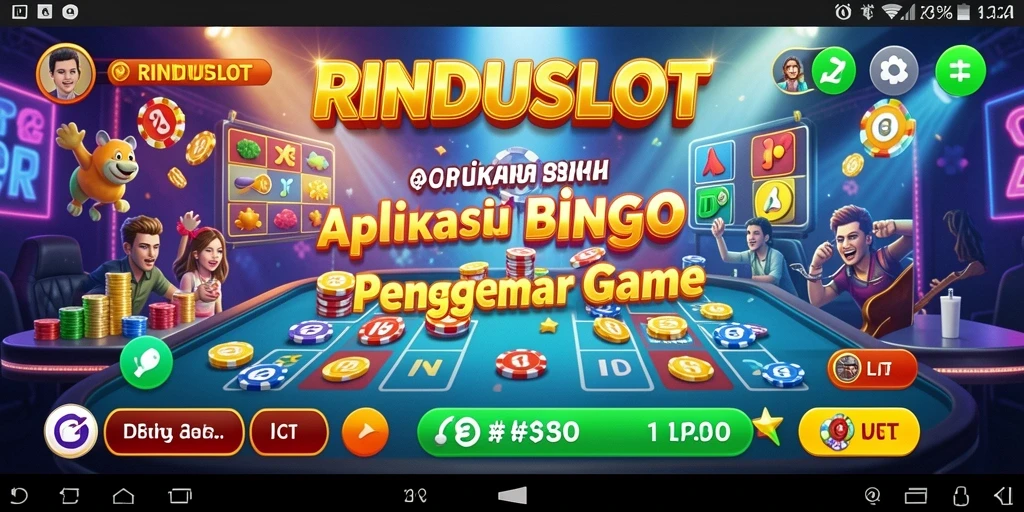 Tampilan gameplay seru di RINDUSLOT dengan angka Bingo.