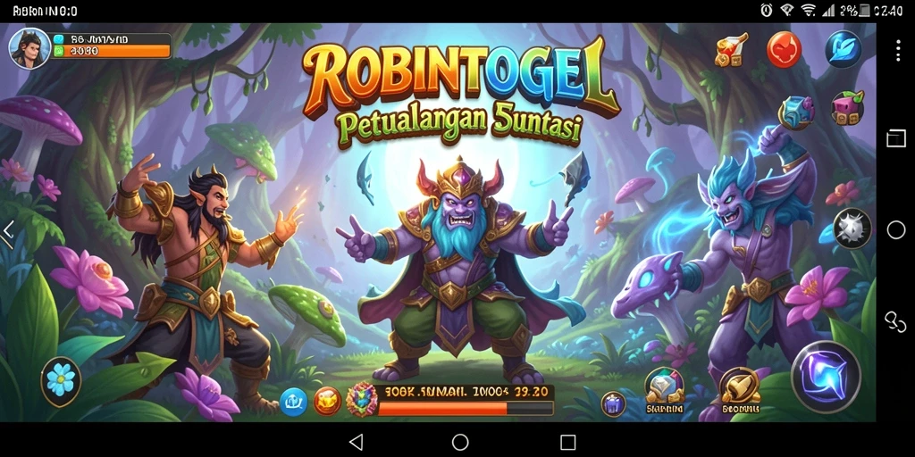 Tampilan gameplay seru dari ROBINTOGEL di dunia petualangan