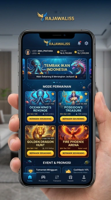 Screenshot rajawali55 menampilkan berbagai aplikasi yang tersedia untuk diunduh.